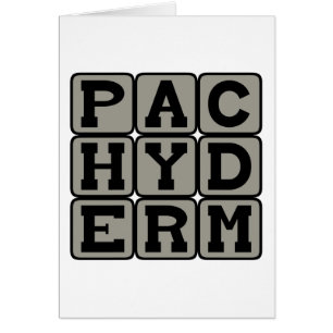 Pachyderme, éléphant