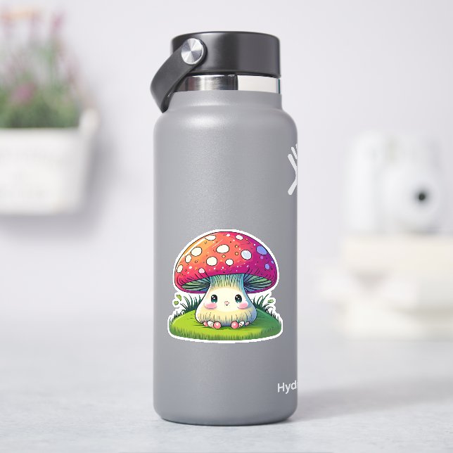 Pack autocollant de champignons mignons (HydroFlask)
