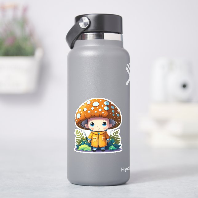Pack autocollant de champignons mignons (HydroFlask)