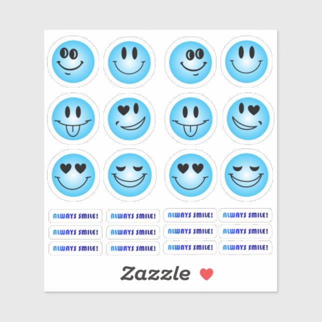 Pack autocollant Emoji (Feuille)