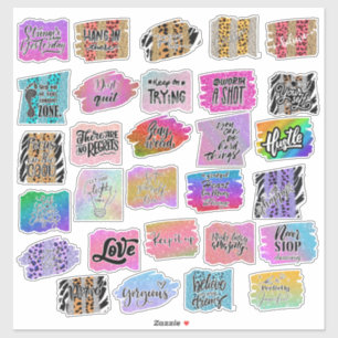 Pack autocollant inspirant