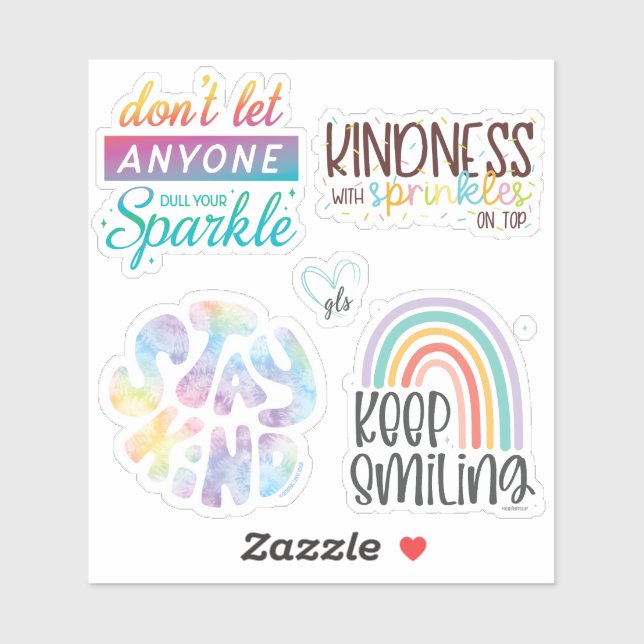 Pack autocollant pour paroles motivationnelles ©Gr (Feuille)