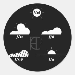 Pack de 16 autocollants Sunny DARK