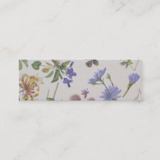 Pack de 20 Cartes de visite Fleur sauvage et dente