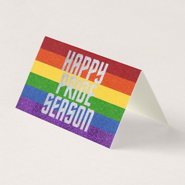 Pack de 25 LGBT Parties scintillant Happy Pride Se (Front)