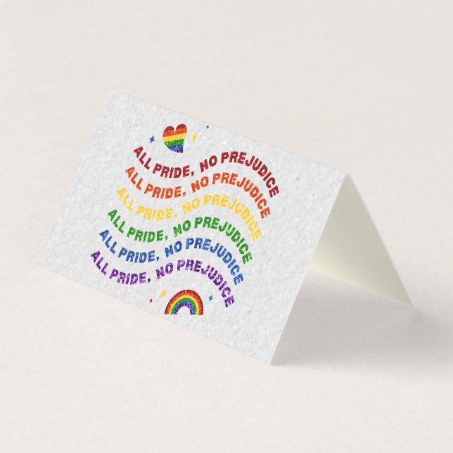 Pack de 25 Parties scintillant LGBT Toute fierté A (Front)