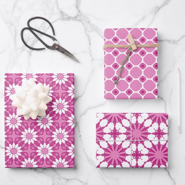 Pack de papier rose et blanc 78 (Recto)