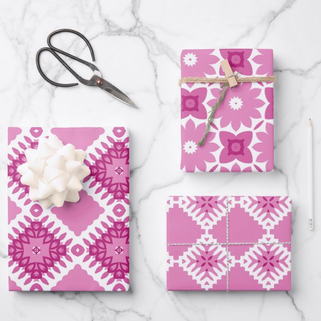 Pack de papier rose et blanc 80 (Recto)
