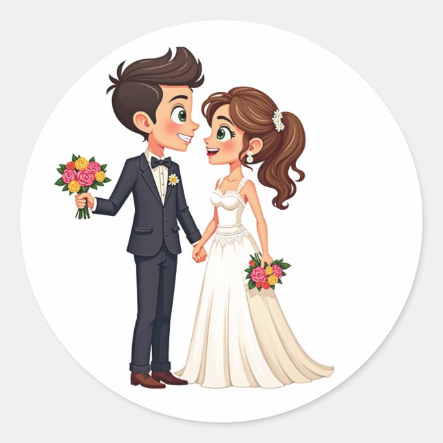 Pack de stickers Bénédictions mariages (Devant)