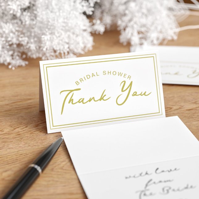 Pack Fête des mariées de 25 Mini Cartes de Remerci (Cute little thank you cards for you to send for your Bridal Shower Thank You's)