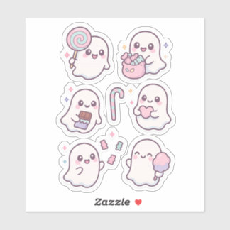 Pack Sticker Kawaii Ghosts Kawaii
