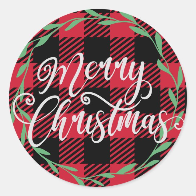 Pack Stickers Joyeux Noël Rond (Devant)