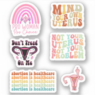 Pack Stickers Roe V Wade, Avortement, Pro Choice