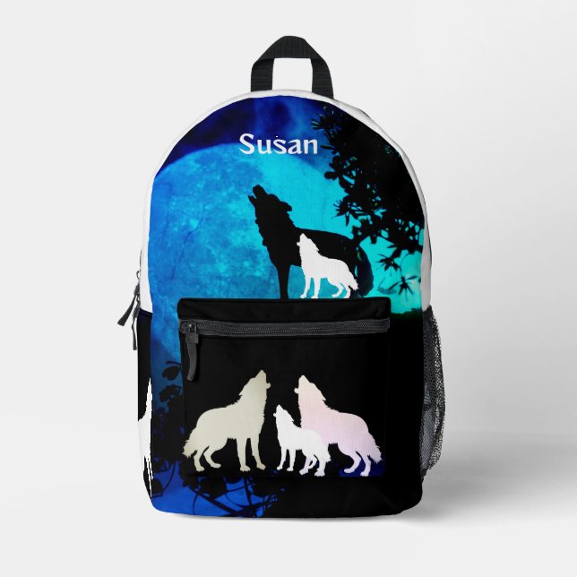 Pack Wolf Imprimer Coupe Sac à coudre (Recto)