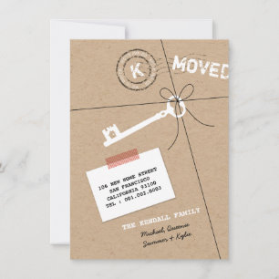 Package et Key House Party & Moving Faire-part