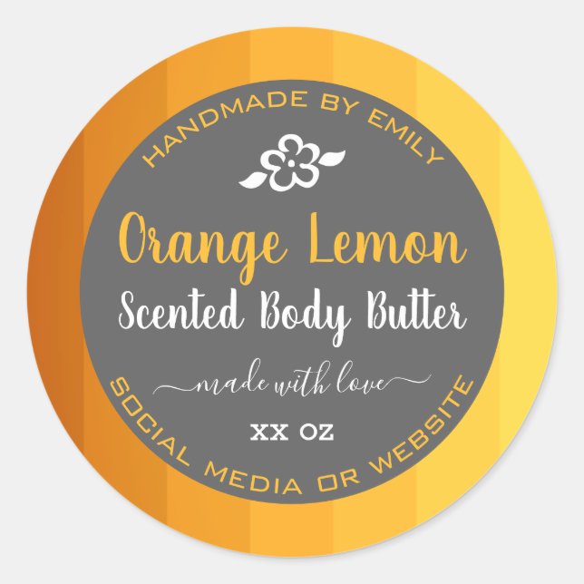 Packaging de produits professionnels Étiquette gri (Devant)