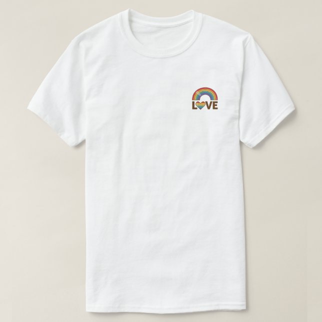 Packs d'époque T-shirt projet - LGBTQ Love (Design devant)