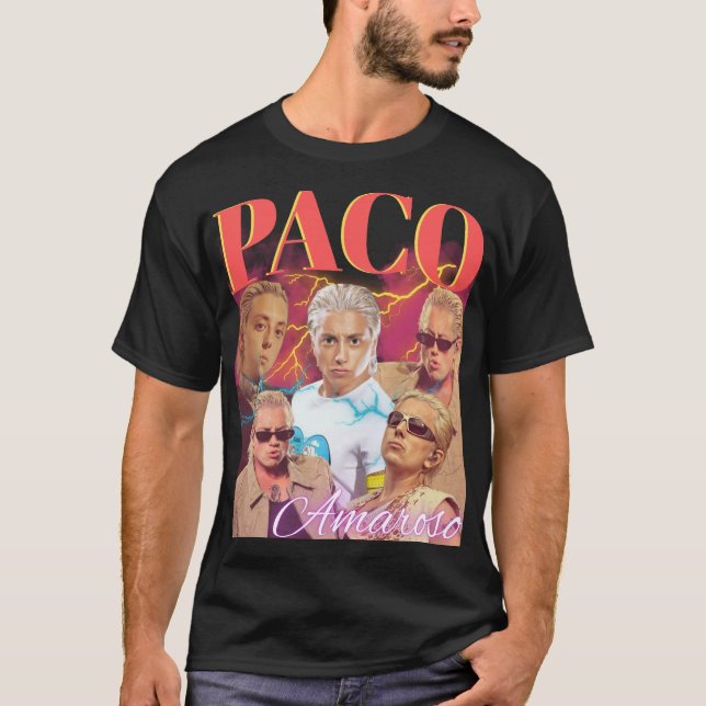 PACO Amaroso Retro Bootleg Collage T-Shirt  (Devant)