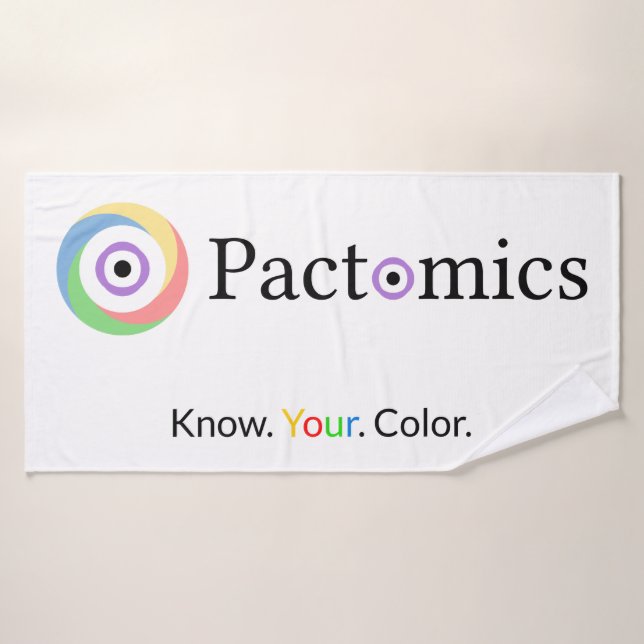 Pactomiques. Sachez. Votre. Color. (Serviette de bain)