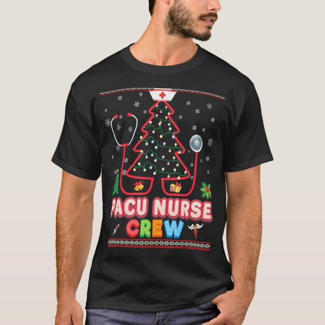 Pacu Nurse Crew Christmas Tree Stethoscope Sweat (Devant)