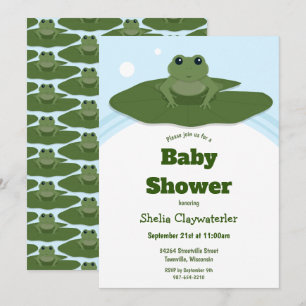 Pad Lily  Invitation Baby shower