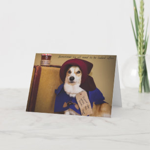 Paddington Corgi Carte Get Well