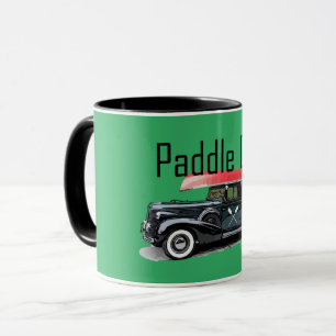 Paddle On Classic Car Design - Combo Mug
