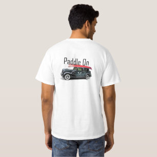 Paddle On Classic Car Design - T-Shirt pour hommes