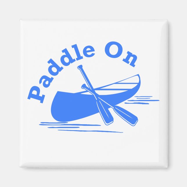 Paddle On Design - Magnet Carré (Devant)