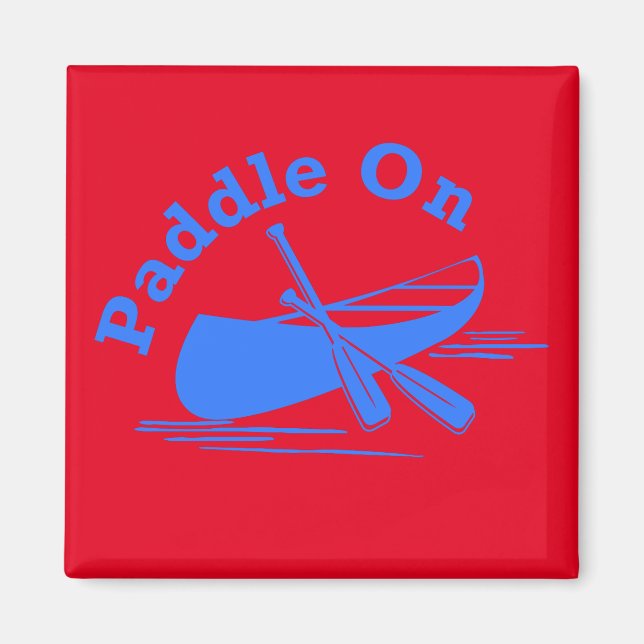 Paddle On Design - Magnet Carré (Devant)