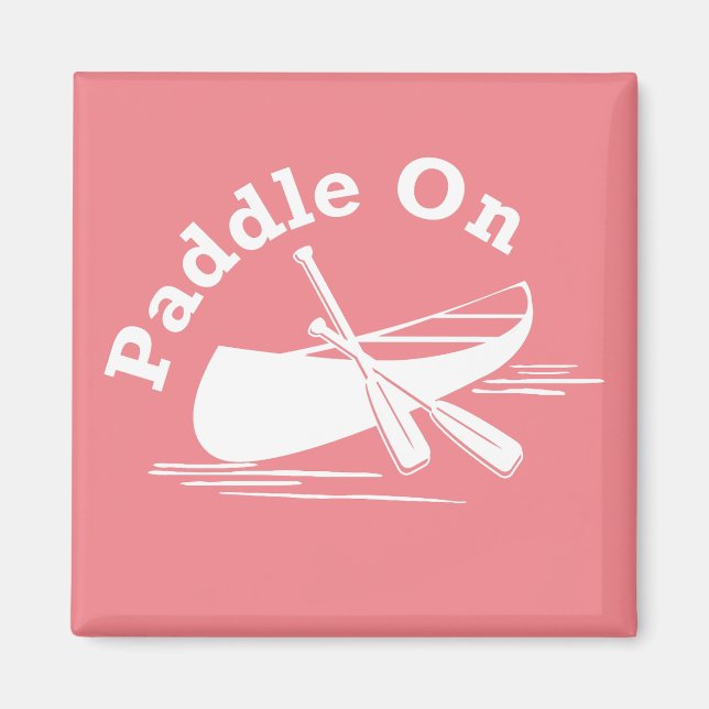 Paddle On Design - Magnet Carré (Devant)