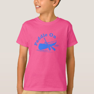 Paddle On Design - T-shirt de base pour enfants