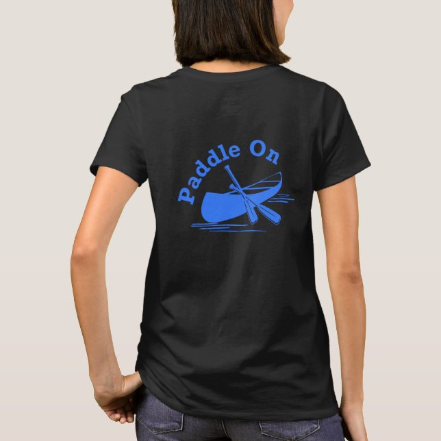 Paddle On Design - T-Shirt de base pour femmes (Dos)
