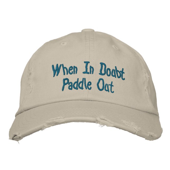 Paddle Out Distressed Baseball Casquette (Devant)