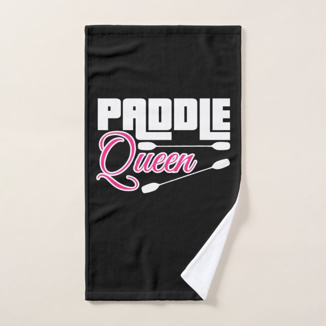 Paddle Queen Girl Kayak (Serviette à main)