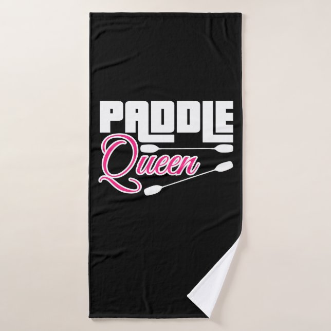 Paddle Queen Girl Kayak (Serviette de bain)