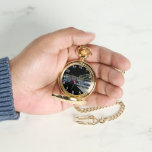 Paddle vintage Steamer Popout Art, Montre De Poche<br><div class="desc">Photo d'un vapeur à pagaie vintage qui sort de sa photo</div>