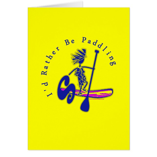 Paddleboard Je Préférerais Pagayer (Devant)