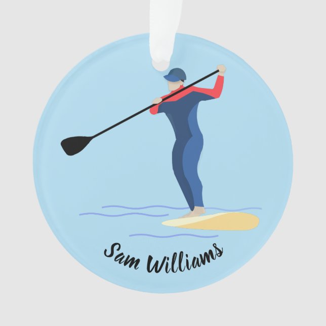 Paddleboarding en stand-up (devant)