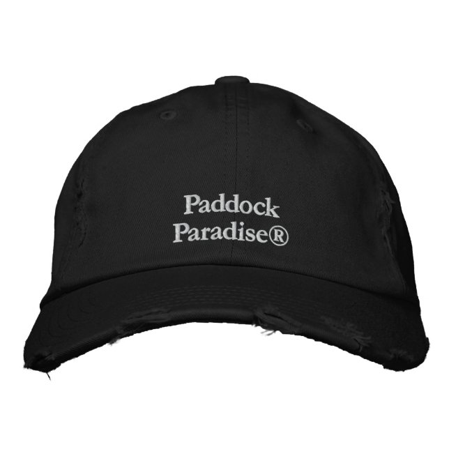 Paddock Paradise Personnalisé Ajustable casquette  (Devant)