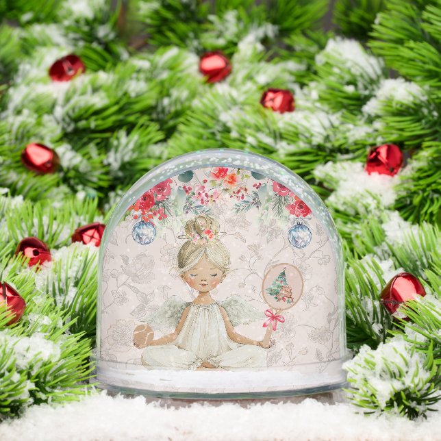 Padel Christmas Snow Globe – A Holiday Padel Angel (Noël)