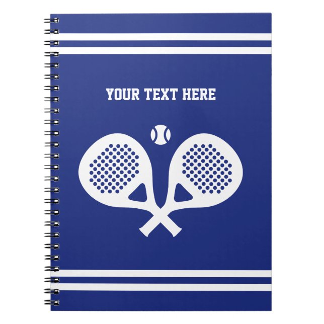 Padel tennis note livre cadeau pour joueur ou entr (Devant)