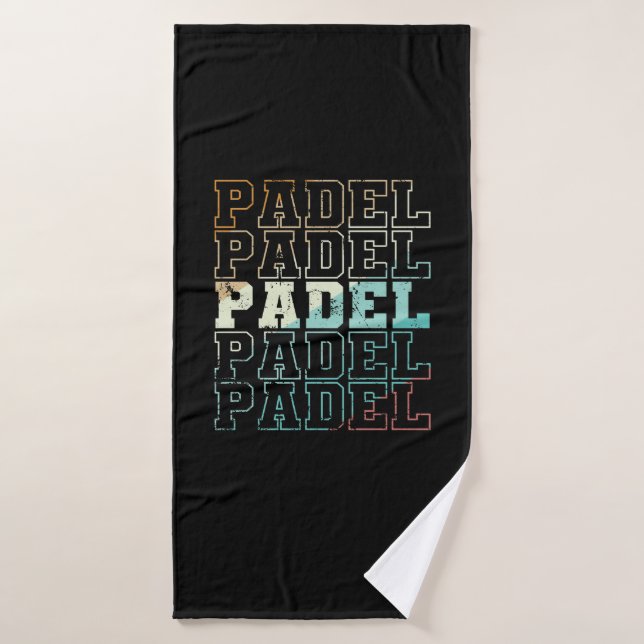Padel Tennis Sport und Ball (Serviette de bain)