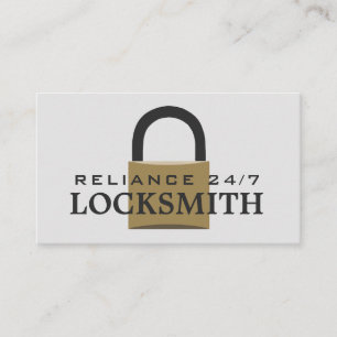 Padlock moderne, Carte de visite Locksmith