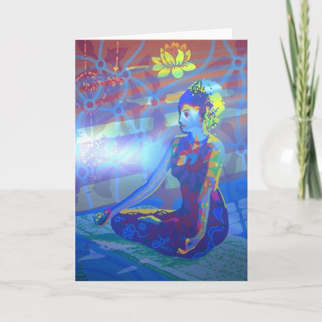 padmasana 2011 numérique comme carte de voeux (Devant)