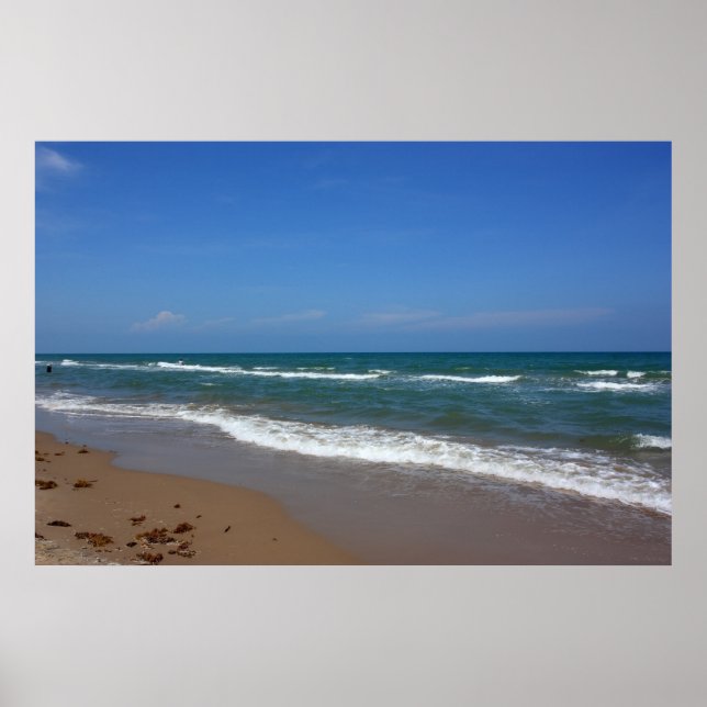 Padre Island Beach Poster (Devant)
