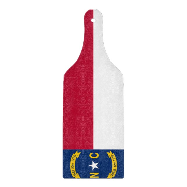 Pagaie de planche à découper en verre avec drapeau (Devant)