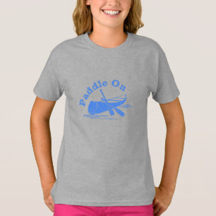 Pagaie Distressed Sur Le Design - T-Shirt De Base