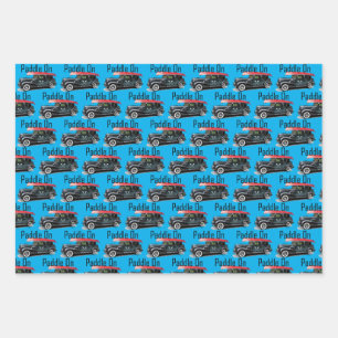 Pagaie Sur Voiture Classique Conception - Papier E