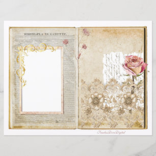 Page 1 et 2 du journal de mariage virtuel Junk Jou